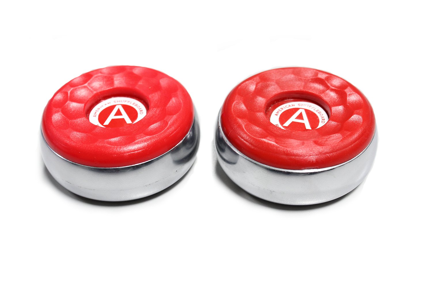 American Shuffleboard Pucks- Red- 2-1/8