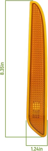 Miniatura 2 de 2118200921 Kit de lámpara de luz de marcador lateral de parachoques delantero para Mercedes-Benz E63 AMG E320 E350 E550 2007 2008 2009 2 unids