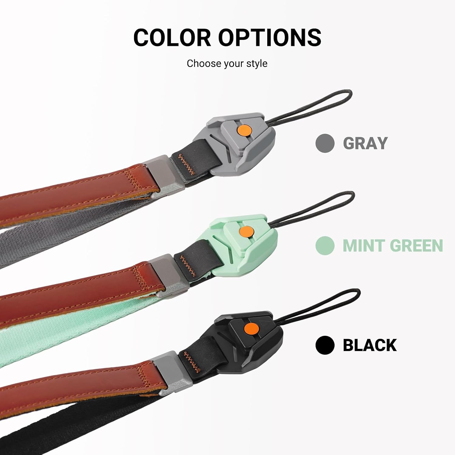 YUANYU Camera Wrist Strap for DSLR, Magnetic Quick Release image 3