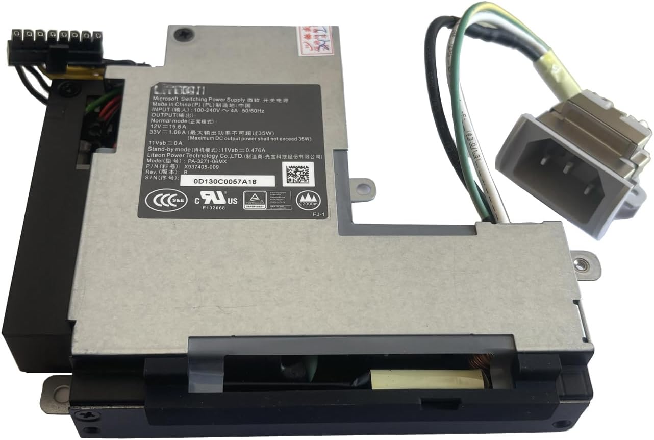 Switching Power Supply 12V 19.6A, X937405-008 28 inch Replacement for Surface Studio i5 1st Gen, PA-3271-06MX