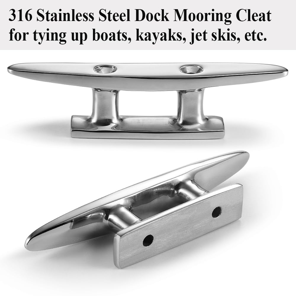 T-H Marine Molded Nylon Open Base Boat Or Dock Cleat