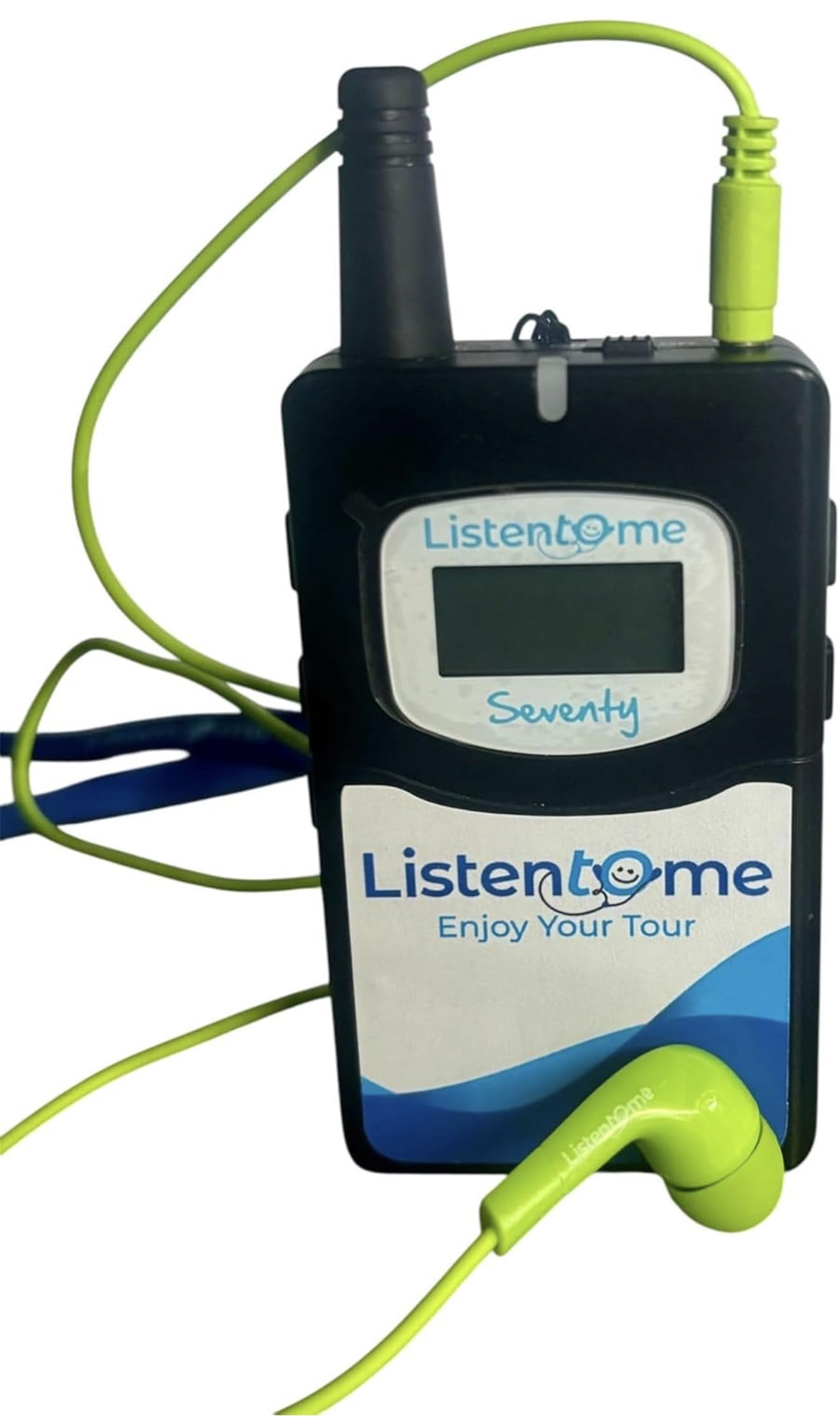 Confezione da 100 Auricolari Monouso In-Ear, Singolarmente Imbustati, Cavo da 80 cm, Spinotto da 3,5 mm, Colore Verde Lime