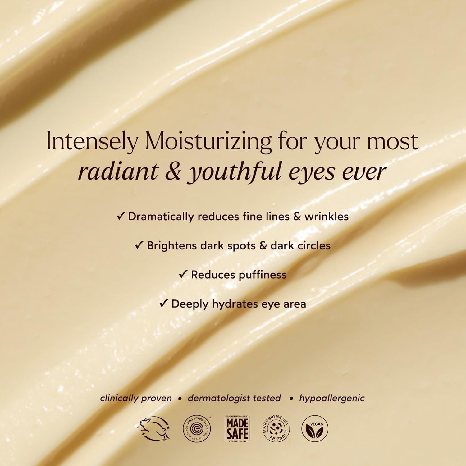 True Botanicals Resurrection Radiance Brightening Eye Cream | Reduces Appearance of Dark Circles, Fine Lines, Wrinkles & Puffiness | Dermatologist Tested, All Natural, Vegan| 0.5 oz | 15 ml