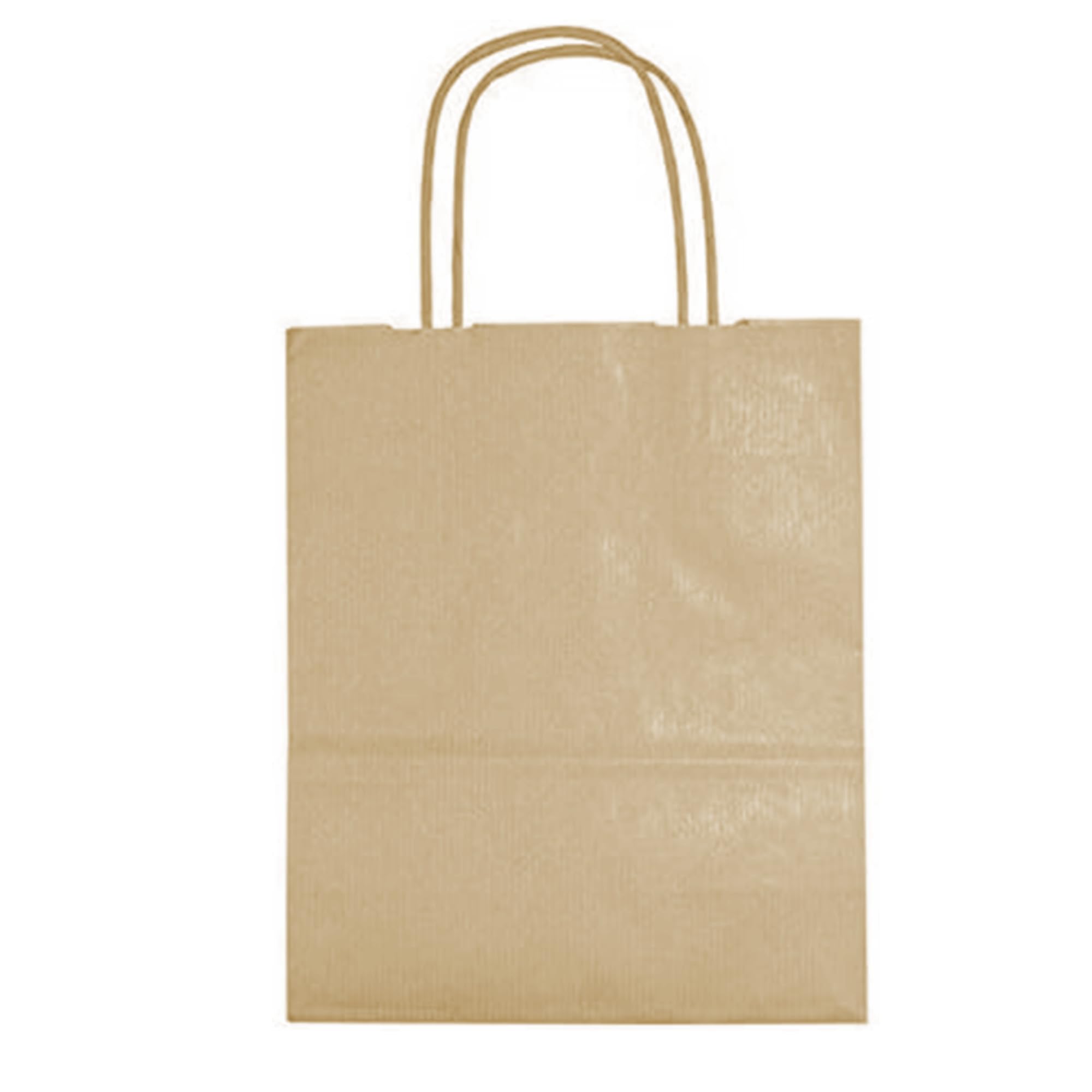 We Can Source It Ltd - Luxury Kraft Brown Bags with Twisted Handles - Medium A4 Size Biodegradable Paper Bags - Eco-Friendly Carrier Bag for Retail store, Gift Shop, Parties & Birthdays - Pack of 1000