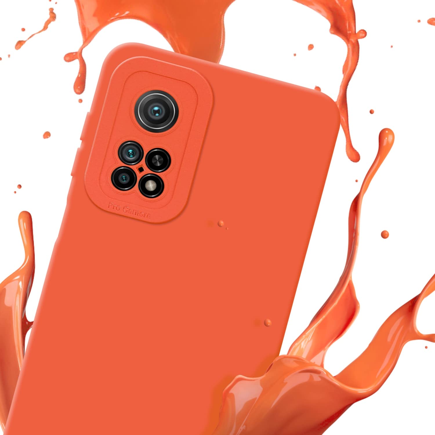 CADORABO - Custodia Compatibile Con Xiaomi Mi 10t / 10t Pro In Liquid Rosso - Coperchio Protettivo In Silicone Tpu Flessibile