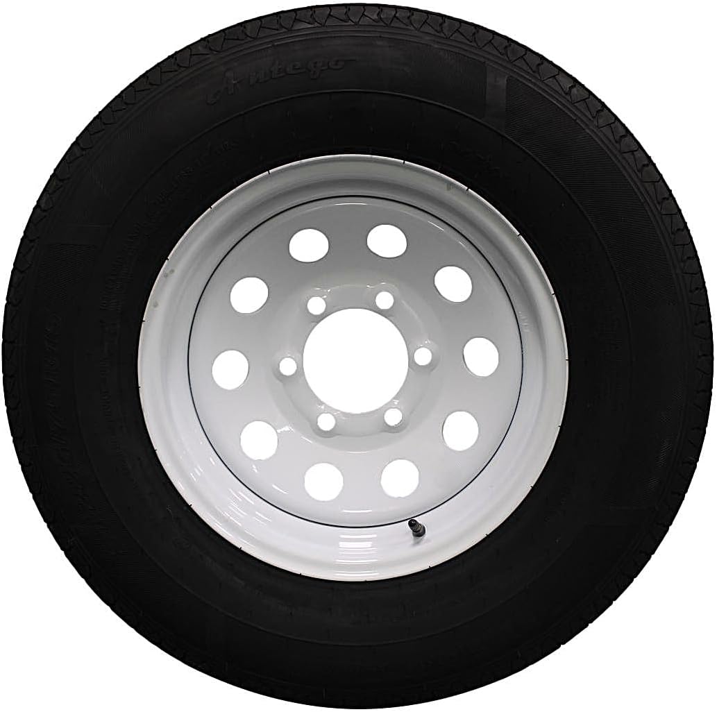 (Set of 4) Antego Tire and Wheel Heavy-Duty 225/75R15 Highway Terrain – 10-Ply, 15.0-Inch Wheel, Designed for Secure & Stable Towing | A15604520116110ST22575R15-B4
