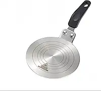 Adaptador para Fogão de Indução 12cm, Suporte para Inducao Aco Inox, Adaptador Indução Anti-Escaldante, Aaptador Chapa para Fogão Rápida Termicamente Condutivo, 500ºC