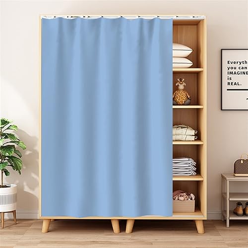 Vista 24 de SK Studio Cortinas de gabinete para estantes, cortina de privacidad para armario, cortinas de ventana a prueba de polvo para cocina, almacenamiento