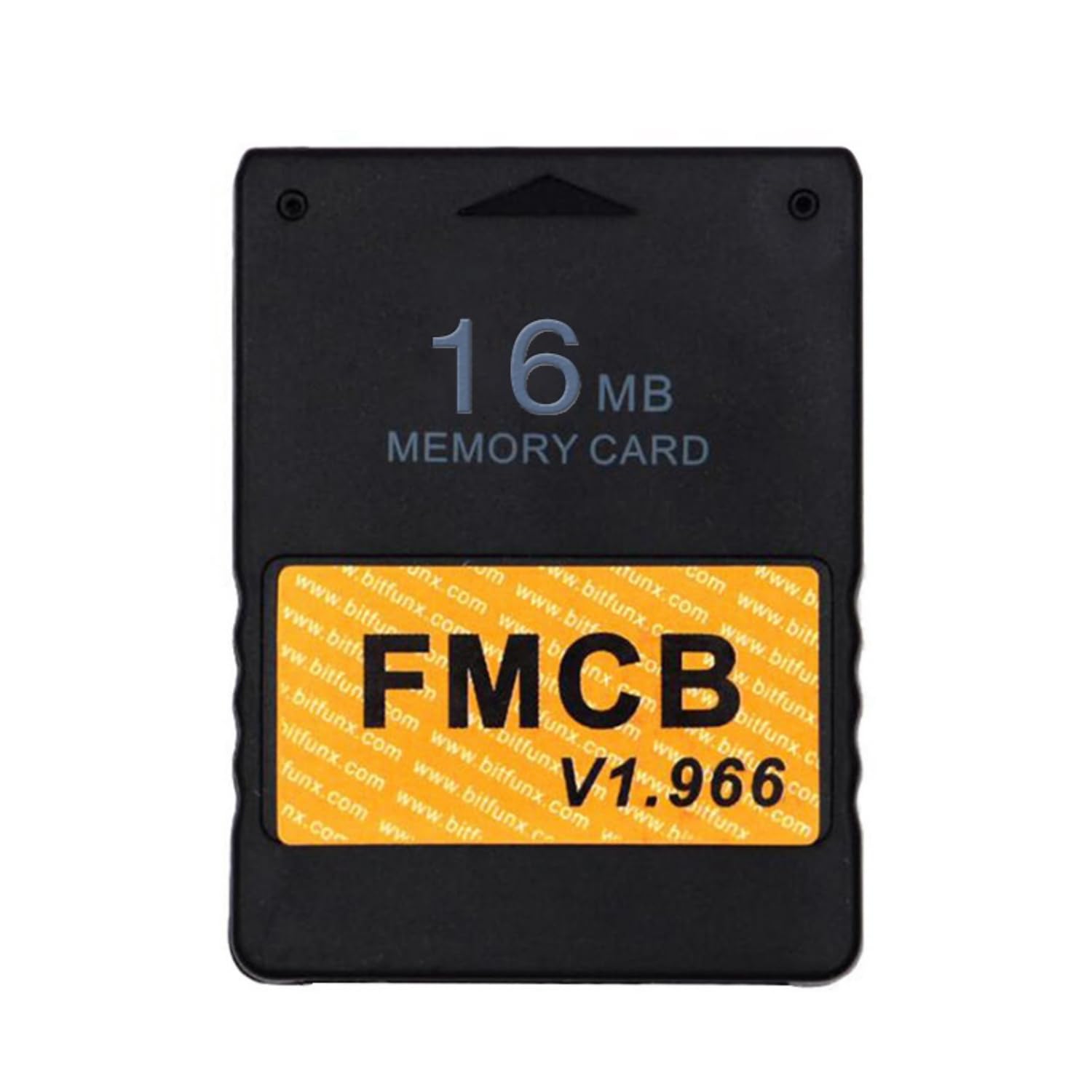 PS2 Fat FMCB Free McBoot Card v1.966, Memory Card for PS2 Fat Console - Plug & Play Video Game Adapter with No Lag (16MB Memory Card for PS2)