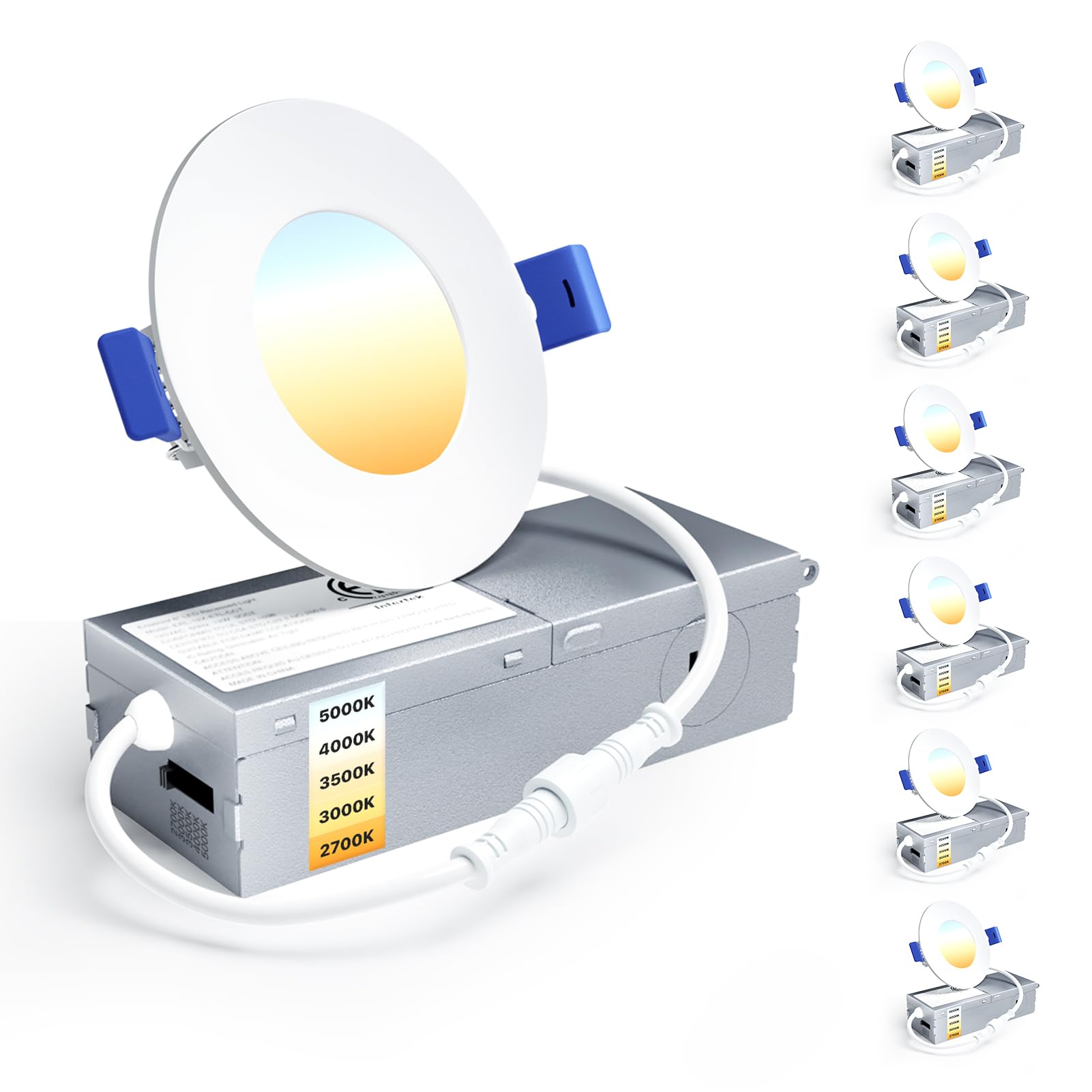 Ensenior LED Recessed Lights - Energy Efficient & Dimmable -20