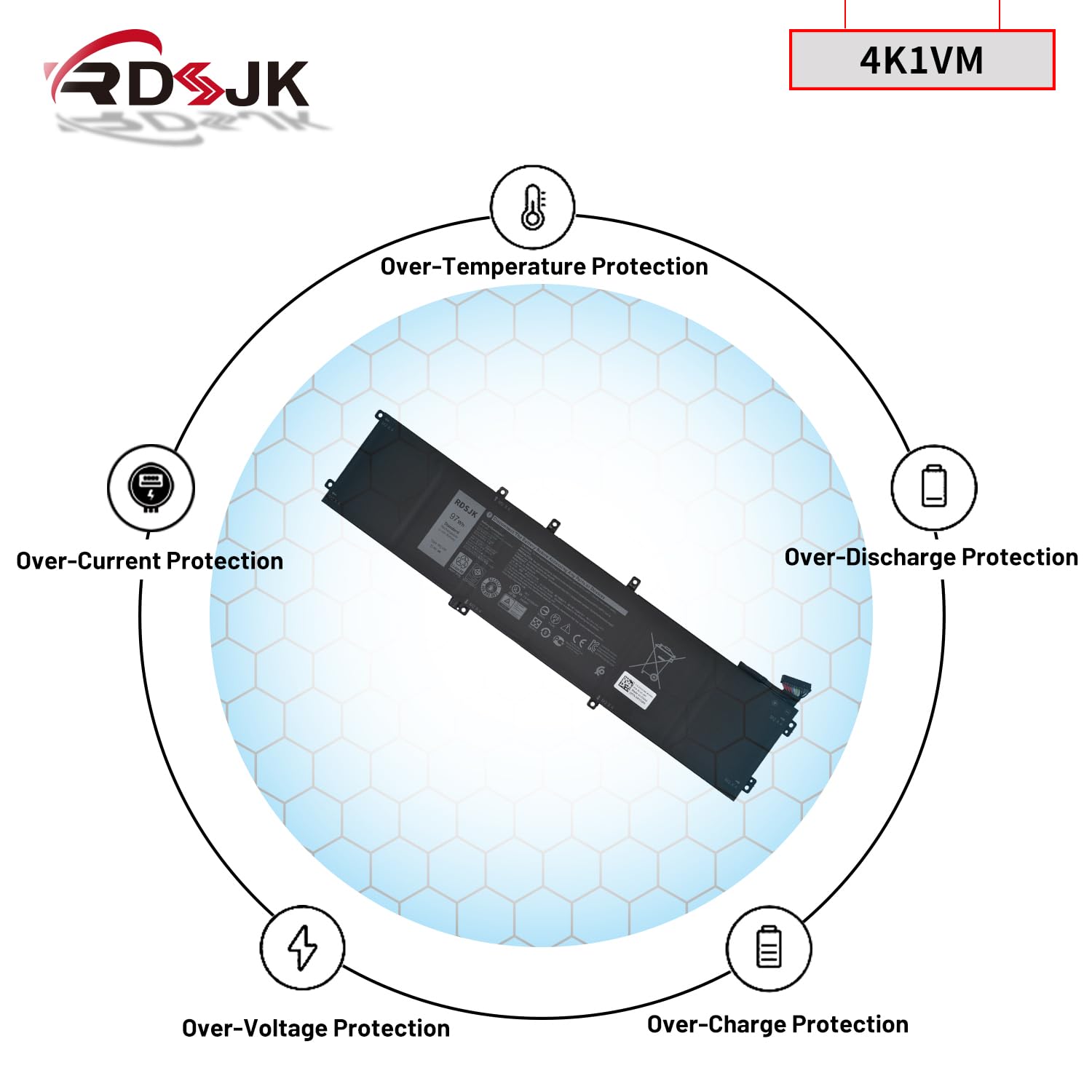 Amazon.com: RDSJ 4K1VM Laptop Battery for Dell G7 17 7700 Series