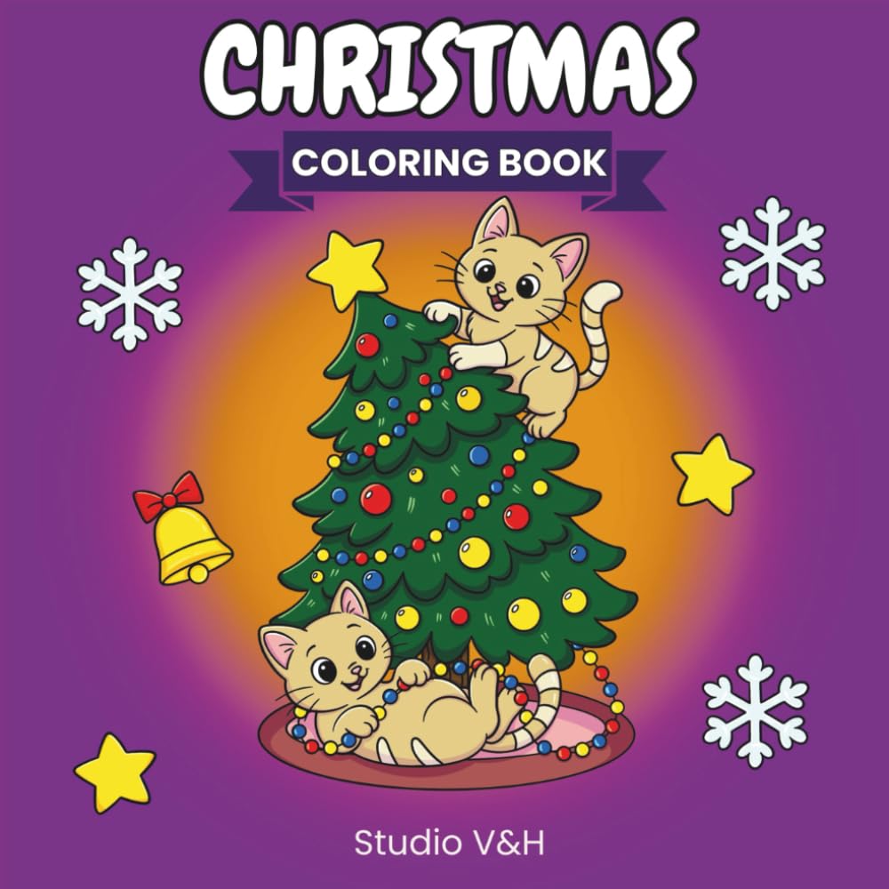 CHRISTMAS Coloring Book: A Cozy Collection of Festive Christmas Scenes