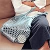 YEKEYI 4Pcs Portable Reusable Mesh Cotton Net String Bag Organizer Shopping Tote Handbag Fruit Storage Shopper New