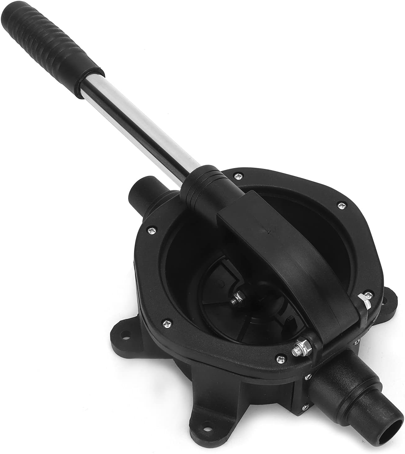 Handmembranpumpe, manuelle Marine-Membran-Bilgenpumpe, 45 l/min/720 GPH, Edelstahlgewinde, Rutschfester Griff zum Pumpen von Bilgenwasser