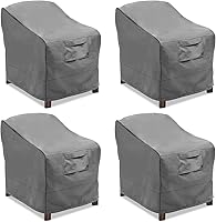 Vista 19 de Vailge Fundas para Sillas de Patio, Funda de Asiento Profundo para Tumbona, Fundas para Muebles de Patio al Aire Libre Resistentes e Impermeables