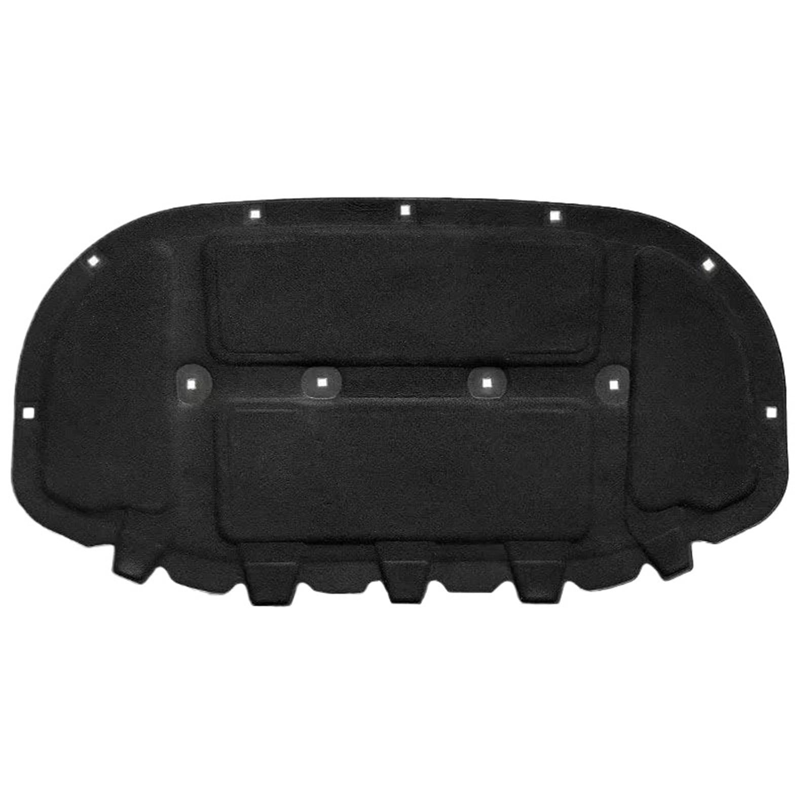 FrontHood Engine Mat Pad Cover for Jetta for VA7 Car Heat Sound Insulation Cotton Front Hood Engine Firewall Mat Pad Cover Noise Deadene(Black)