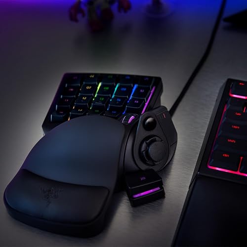 Razer Tartarus V2 - Gaming Keypad - Gamepad with mecha-membrane buttons numpad size (32 programmable buttons, 8-way thumbpad, palm rest, hypershift, RGB lighting) Black - 12