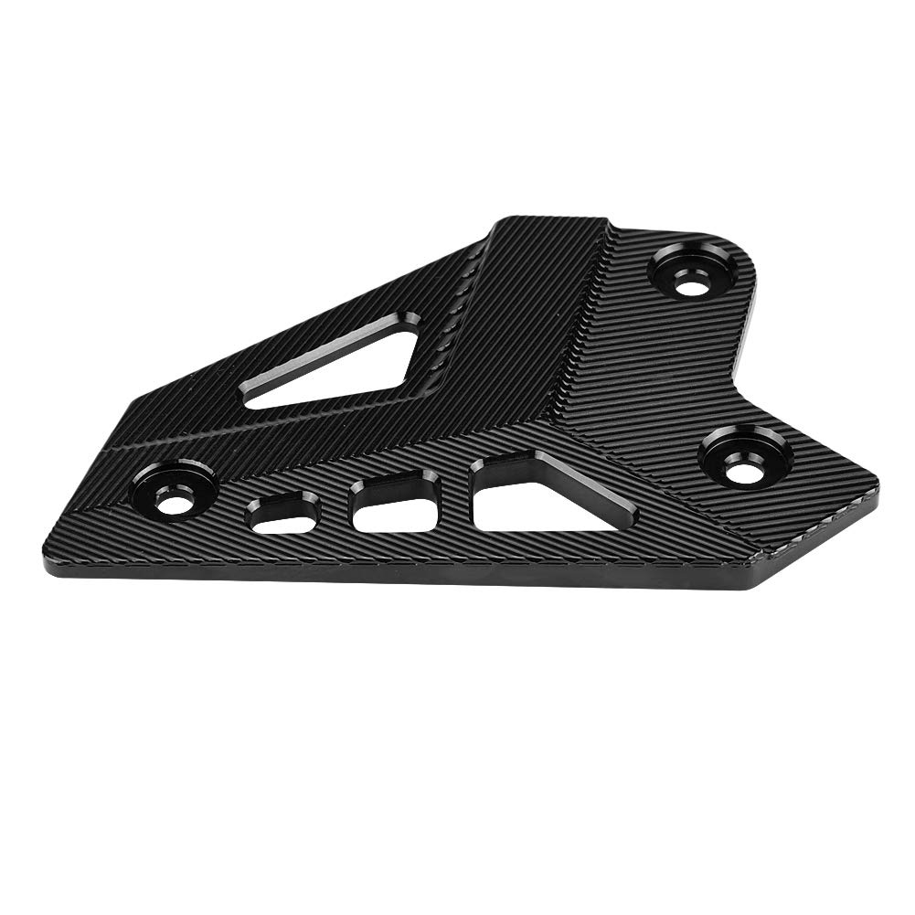alloneslife Protezioni per pedane per moto per Z900 2017-2023, accessori per tallone, piastra in alluminio (nero