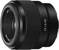Sony - Lente padrão FE 50 mm F1.8 (SEL50F18F), preta