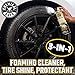 Chemical Guys TVDSPRAY103 Cling On Tire Foam High Gloss 3 in 1 Cleaner, Protectant, & Dressing, Works on Cars, Trucks, SUVs, Motorcycles, RVs & More, 16 fl oz