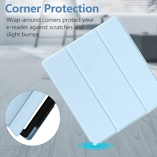 Miniatura 5 de COO Funda para Kindle Scribe (lanzada en 2022) de 10.2 pulgadas, funda delgada de piel sintética de alta calidad con función de encendido y apagado