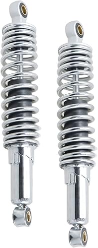 Miniatura 8 de 1 par de amortiguadores traseros universales para motocicleta GXYWADY 12.5 320mm de repuesto para Suzuki Yamaha Sportster XL883 1200 90cc 110cc Negro