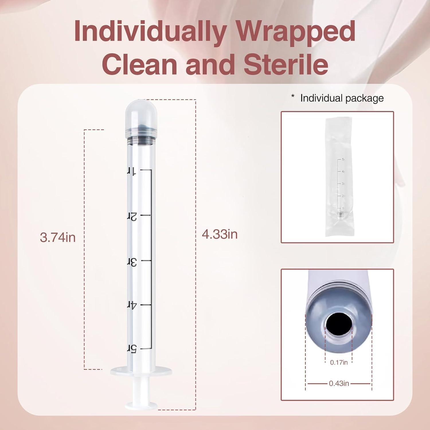 Amazon.com: 40 Pack Disposable Vaginal Cream Applicators, Lube Injector  Syringes, Fits Preseed, Suppository, Lub-RIC-Ants, Premarin, Gels,  Lubricants, Feminine Care Applicator