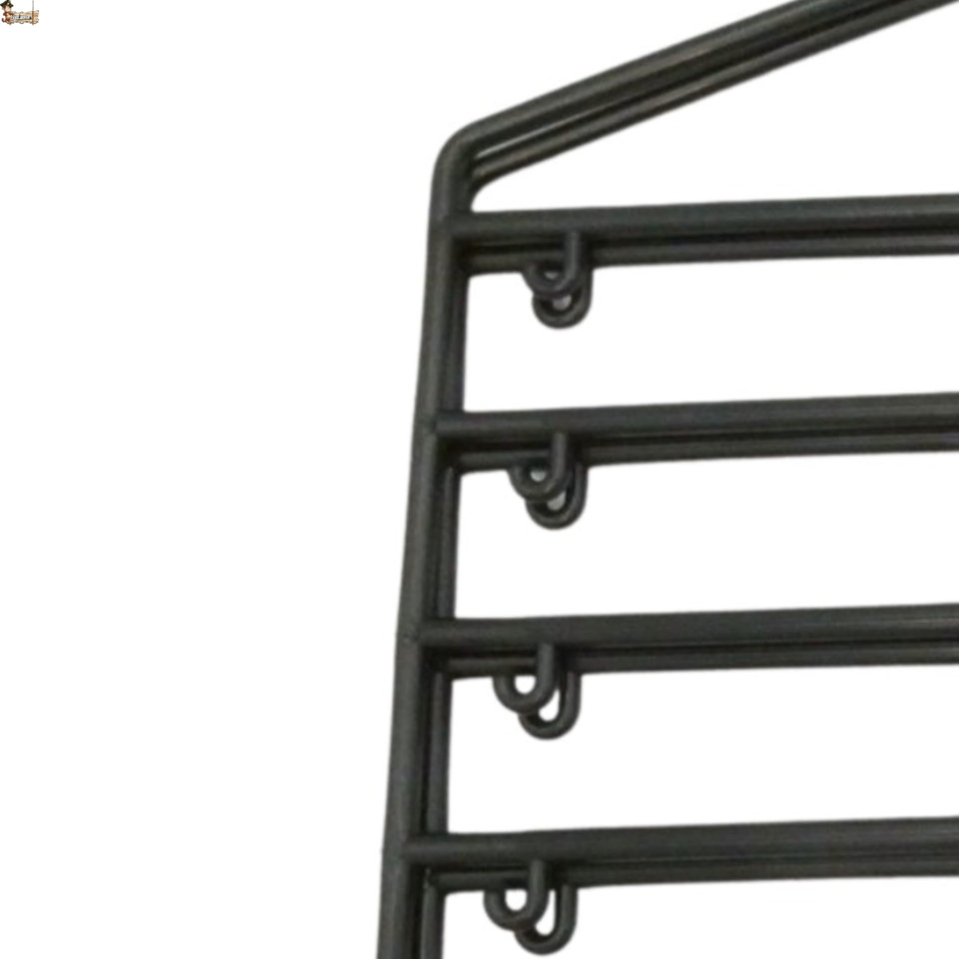 BricoLoco.com Appendiabiti multiplo 5 in 1 per pantaloni, gonne, vestiti, vestiti. Confezione da 2 pezzi. !!! Organizer per armadietto. Multifunzionale. Multipantalone. Ordine e risparmio di spazio