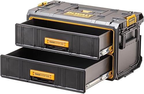 DEWALT Tough System 2.0 DWST83529-1 - Cofre de 2 niveles, caja de herramientas, caja de almacenamiento, caja de herramientas, almacenamiento