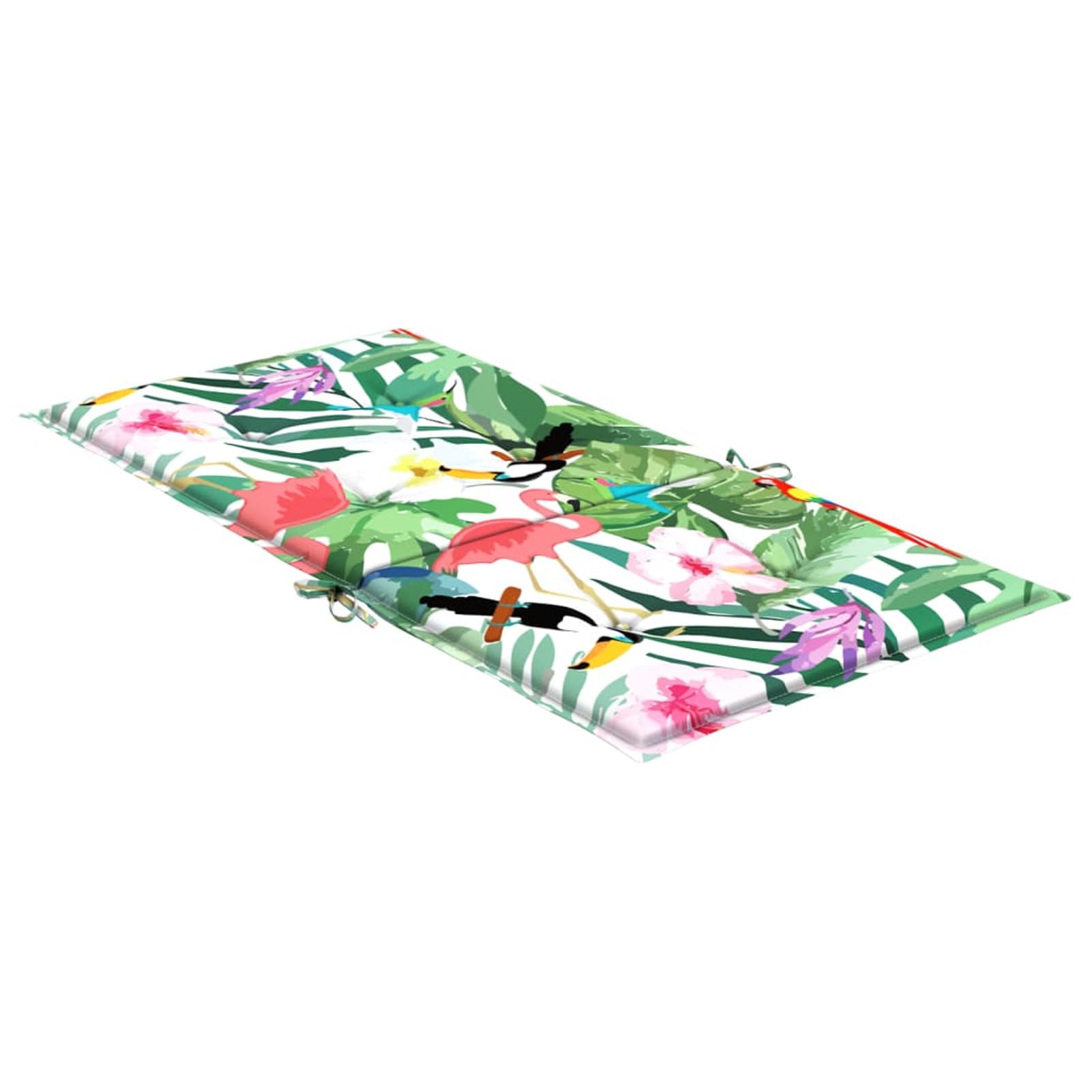 Cojines para Silla con Respaldo bajo 2 uds Tela Multicolor, Cojines para Butacas De Jardin, Cojines Sillas Cocina, Cojines para Sillas De Terraza, Cojin Silla Exterior - 361325