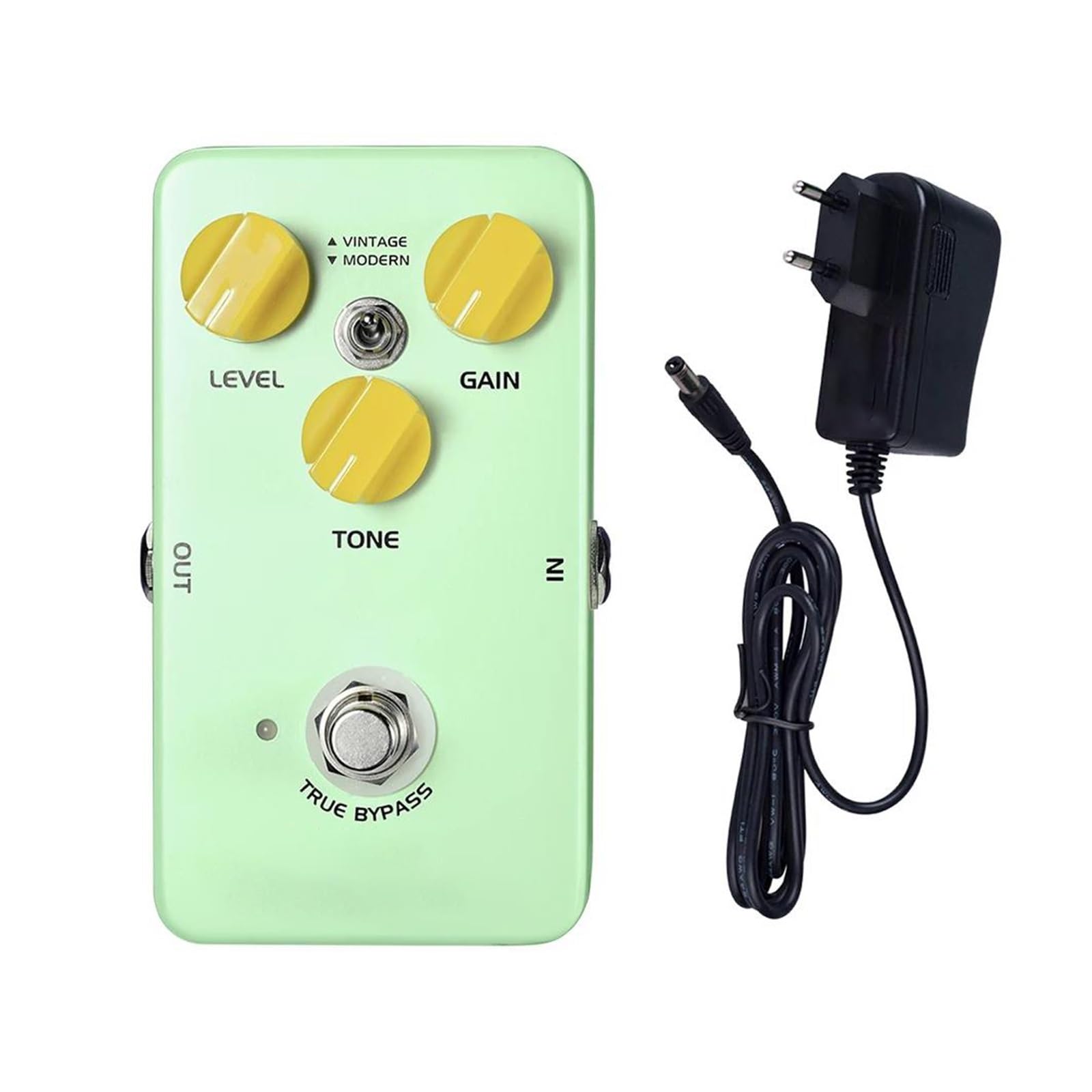Retro Przesterowany Pedał Efektów Gitarowych True Bypass Profesjonalne Akcesorium(2)