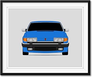 Rover SD1 Series 2 (1982-1986) Inspired Poster Print Wall Art Decor Handmade (Unframed)