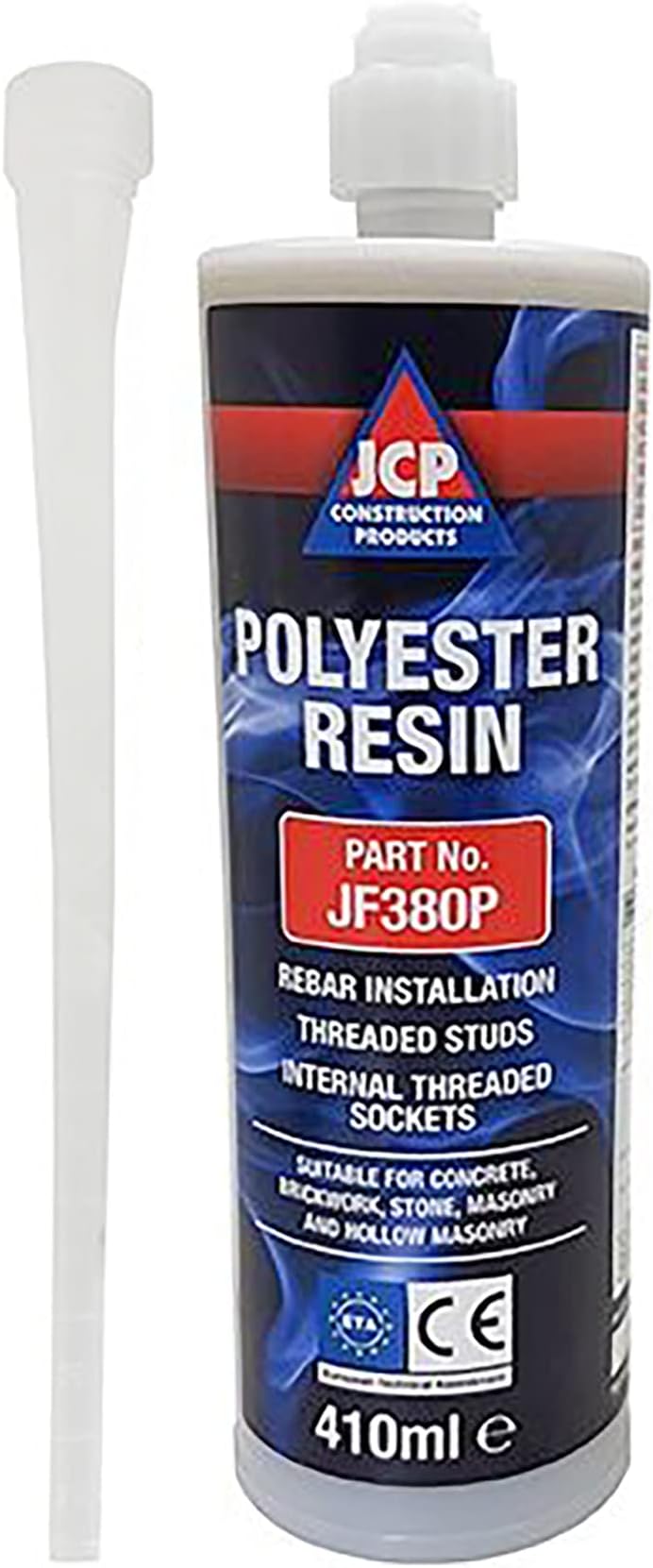 3 x 410ml Tubes of Polyester Resin + Nozzles