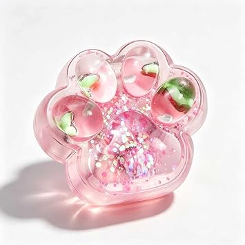1 Piece Paw Squeeze Toy, Cat Paw Squeeze, Cat Hand, Squeeze Ball, Lucky Bag, Stress Relief, For Children and Adults 1 Piece Pink