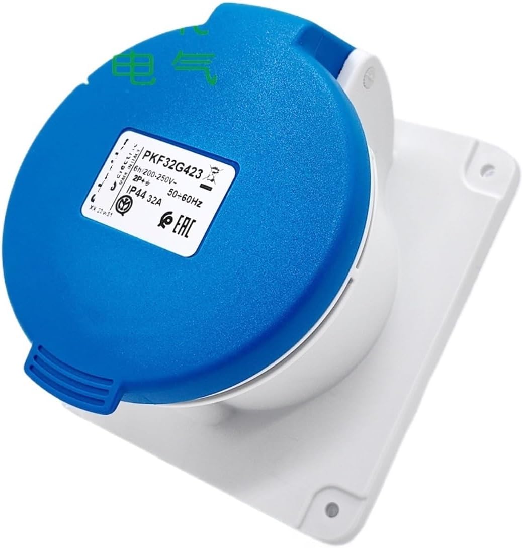 PKX32M423 three-core 32A mobile straight industrial 2P+E single-phase 220V(Plug)