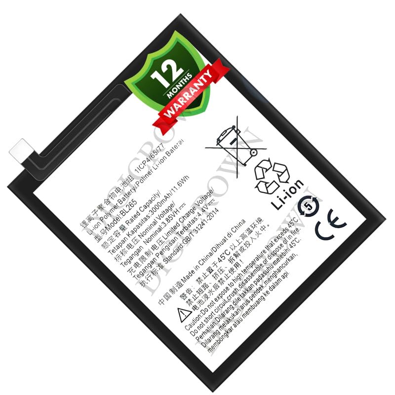 Image of Original BL265 Battery Compatible for Motorola Moto M (XT1662, XT1663) - (3000mAh) - 1 Year Warranty
