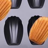 YumAssist 2 sztuki nieprzywierającej patelni Madeleine, 12 filiżanek wytrzymały kształt muszli forma do pieczenia ciasta