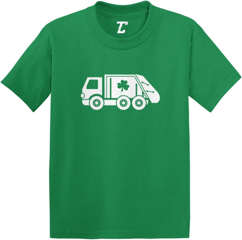 Shamrock Garbage Truck - Trashman Clover Infant/Toddler Cotton Jersey T-Shirt