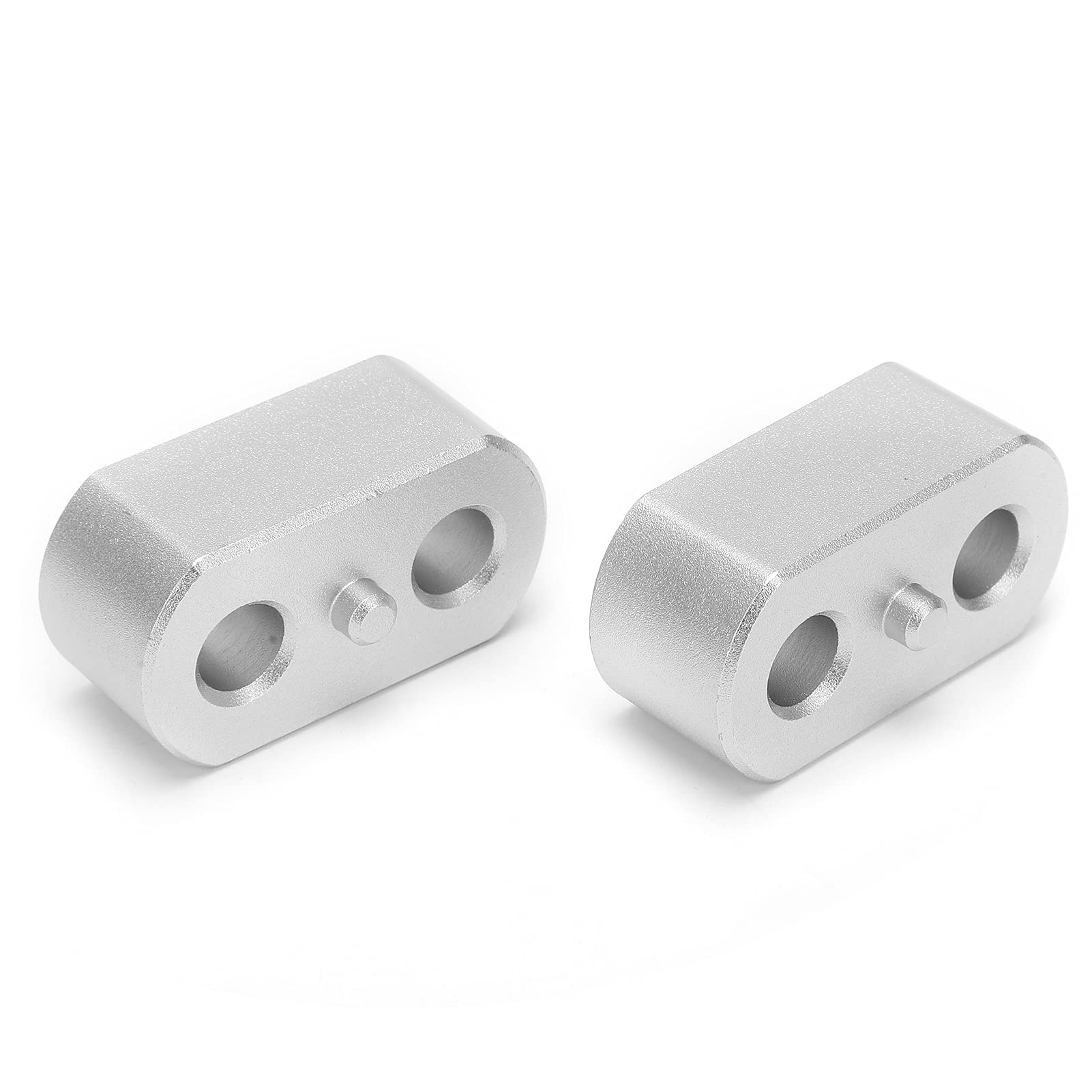 Podstawka Kierownicy Motocykla Podstawka Uchwytu ze Stopu Aluminium Anodyzowanego CNC Lepszy Komfort Jazdy Podnoszenie Kierownicy dla Zawodników TIGER 800 900 1200 (Srebro B)
