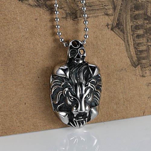 Pendentif lion acier inoxydable : le bijou idéal pour vos sorties urbaines