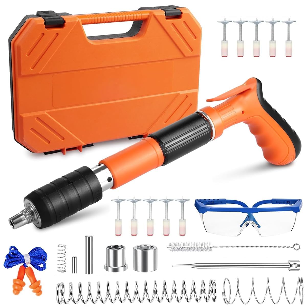 Zusaca Steel Nails Gun Tool, Mini Concrete Nail with Adjustable Power, with 10 Pcs Nails for Fastening Walls, Ceilings Wood Working Ideal for Home DIY (Nail wall Gun with 10 pc Nail) (B0DDH4Y9RV) Amazon Price History, Amazon Price Tracker