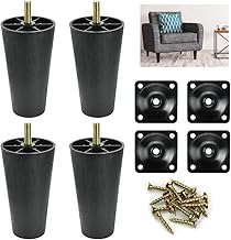 4 Pcs Plastic Furniture Feet 12 cm High Plastic Furniture Legs Suitable for Sofas, Furniture, Cabinets