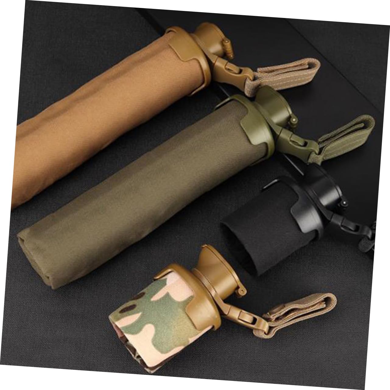 3 Piezas Bolsa De Nailon para Herramientas De Caza Bolsa De Almacenamiento Durable Bolsa De Dardos BB Anti-rasguños Negroriflecafé En Bolsa De Grafiti Riñonera Deportes