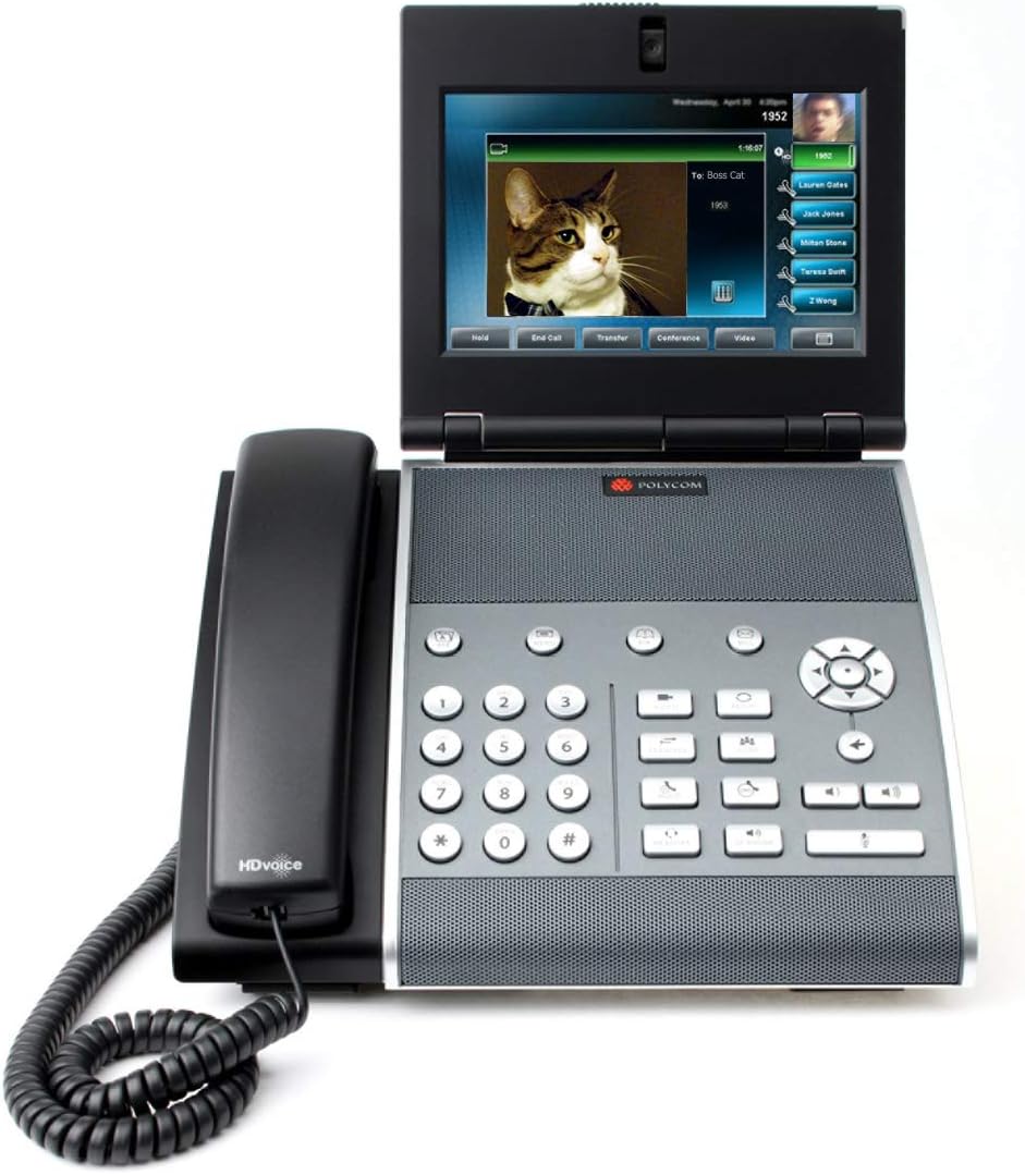 PolycomVVX 1500 Video Phone w/ Power Supply