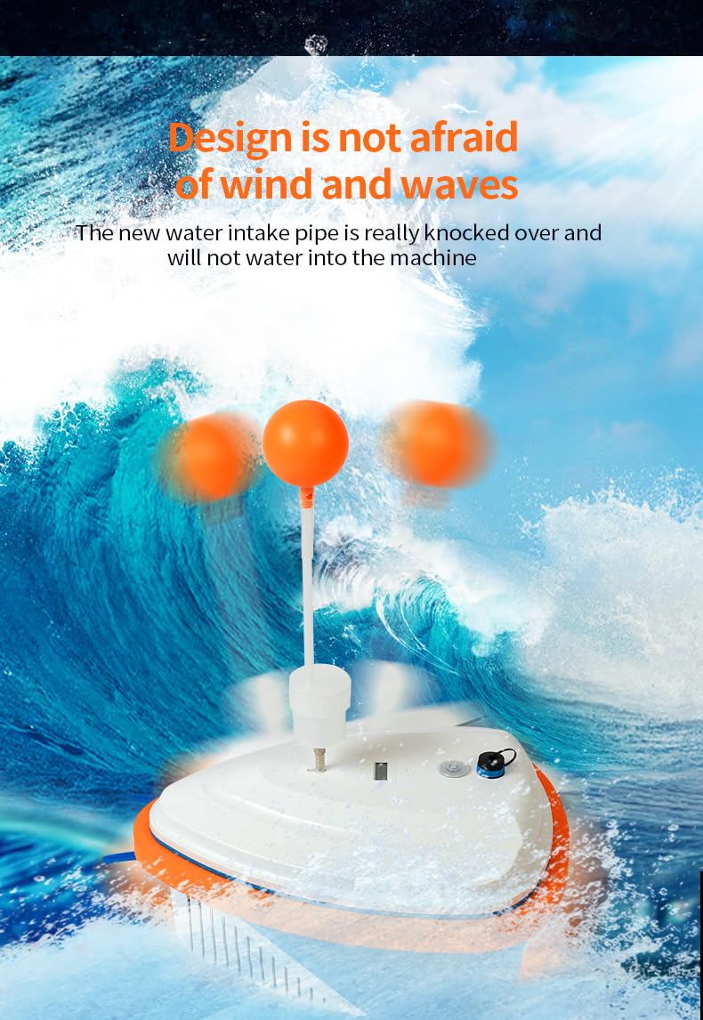 2 Sub Sistema di Immersione Subacquea, Sistema di Ventilazione Subacquea Respiratore Subacqueo Elettricoda con 18m Regolatore, Ventilador de buceo per Adulti, 6-10H