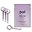 PUL Pack of 4 Reusable Clear Aligner Removal Tool - Compatible with Invisalign, Removable Braces, Retainers & Trays - Easy-to-Use Device Remover, Dental & Oral Hygiene Care Product - Purple