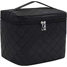Make-Up Bag, Large Cosmetic Bag, Foldable Waterproof Multifunctional Toiletry Bag for Holiday, Camping, Bathrooms