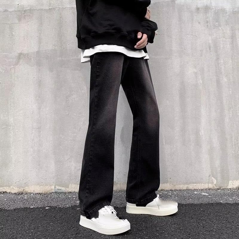 Men's Denim Straight-Leg Pants American Casual2