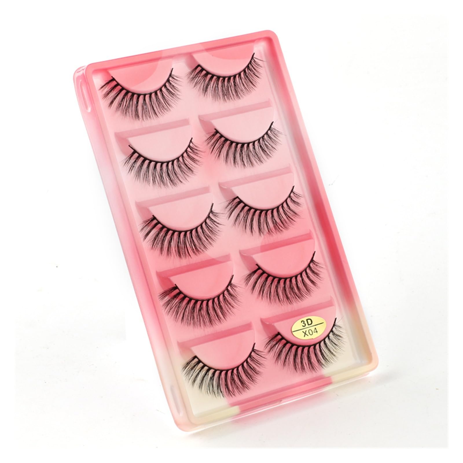 UAMOU 10 50 100 Boxes Mink Eyelashes Fluffy 3D Mink Lashes Makeup Natural Long Volume False Eyelashes Bulk