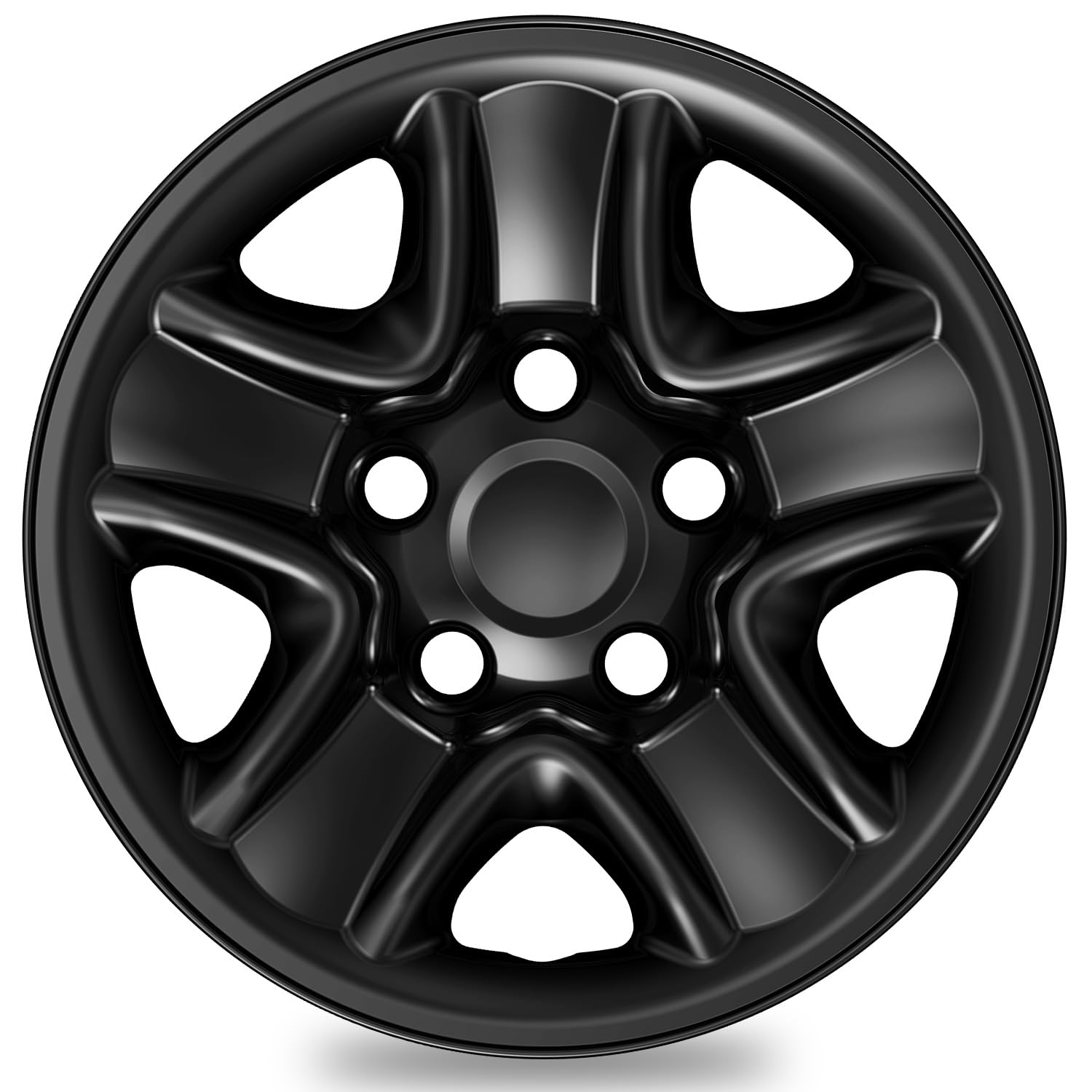 TangMiGe 4-Pack Wheel Skins Compatible with Toyota Tundra 2007-2021, 18 inch 18", Hubcap Wheel Cover (Black Color)